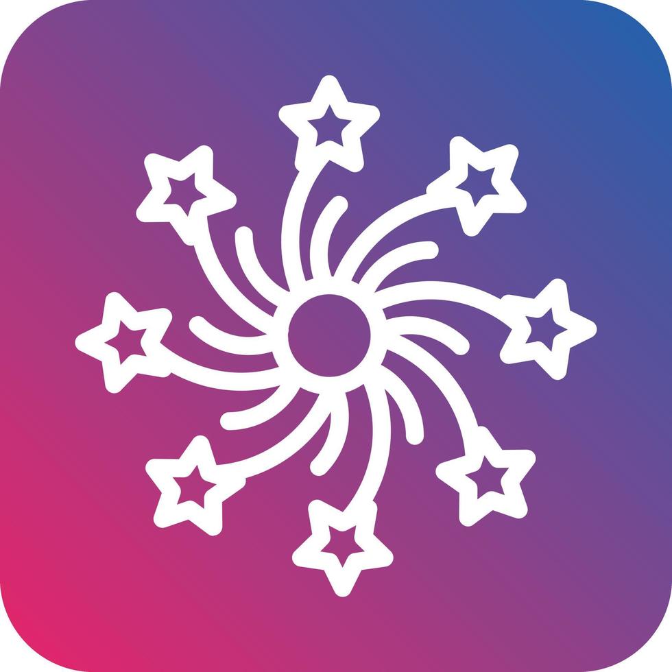Firework Vector Icon Design