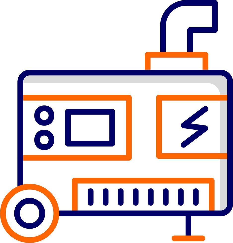 eléctrico generador vector icono