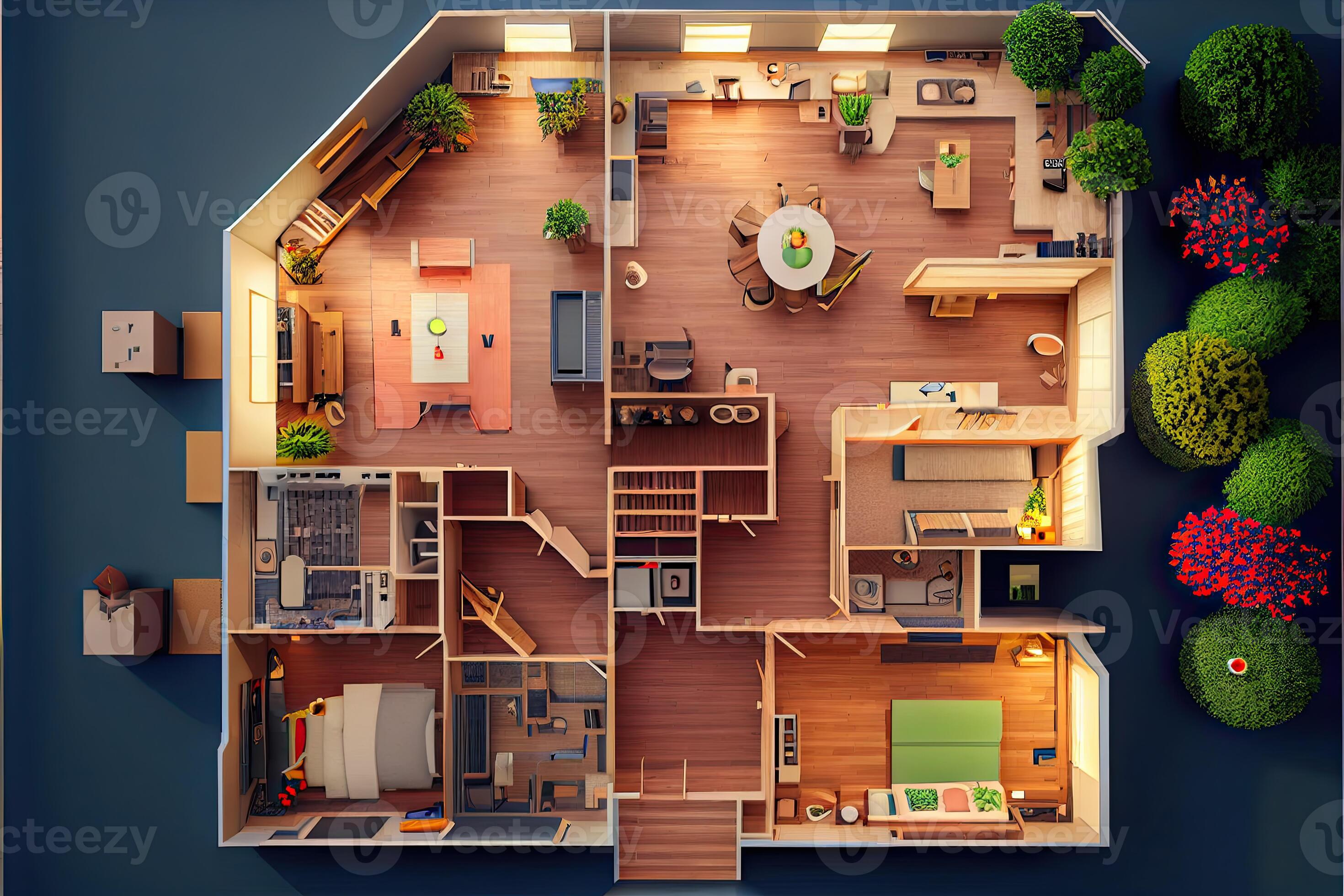 Dream House Floor Plan In Sharp Focus In Perfect Focus 22718510 Stock Dream House Floor Plan In Sharp Focus In Perfect Focus 22718510 Stock