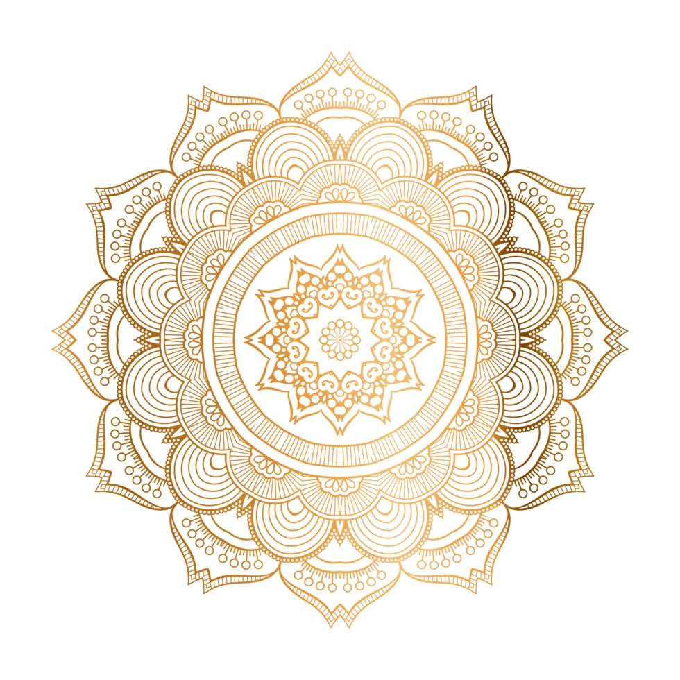 mandala decorative and ornamental design for coloring page, greeting card, invitation, tattoo png