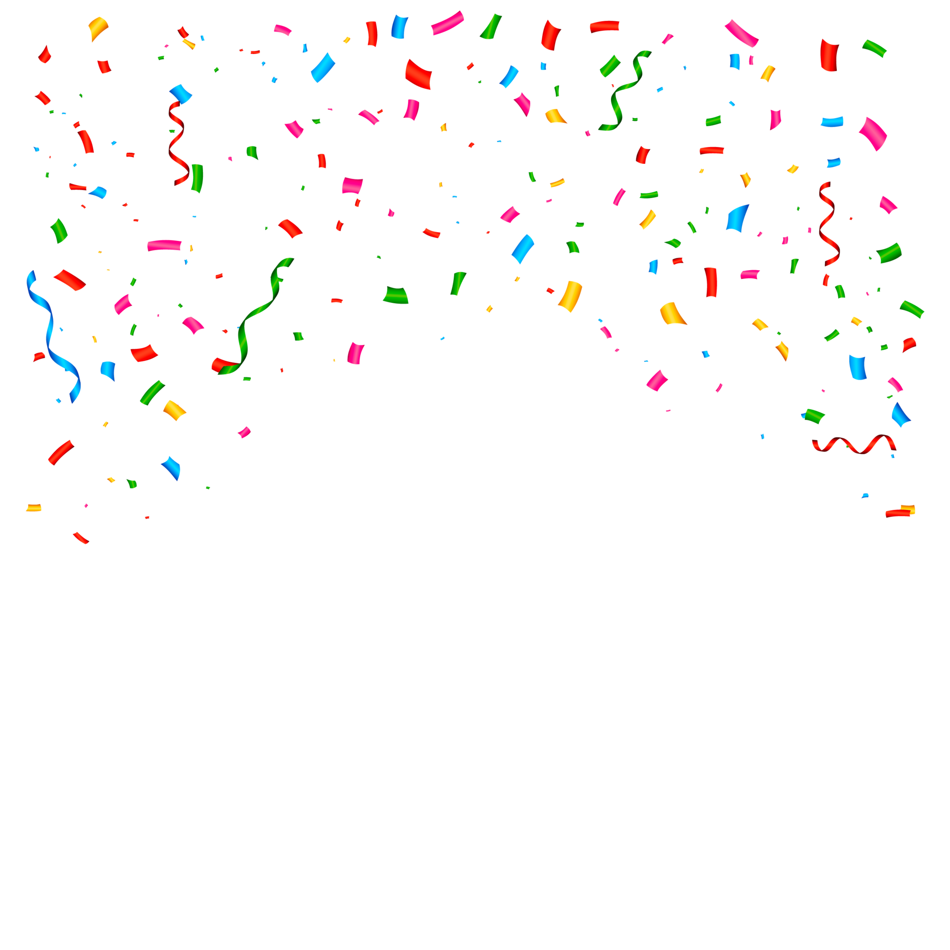 realistic colorful confetti background 22718668 PNG