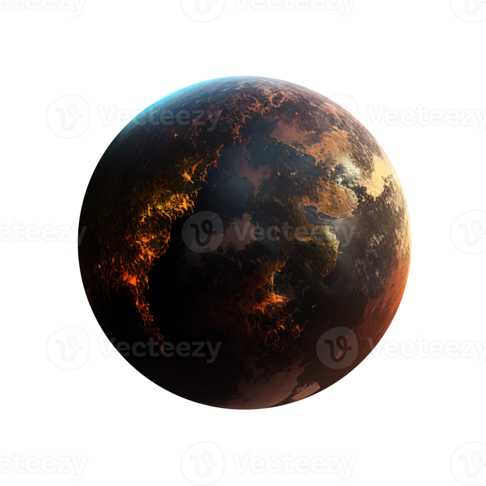 Imagery of imaginary planets for your cosmic image. Ai generated. png