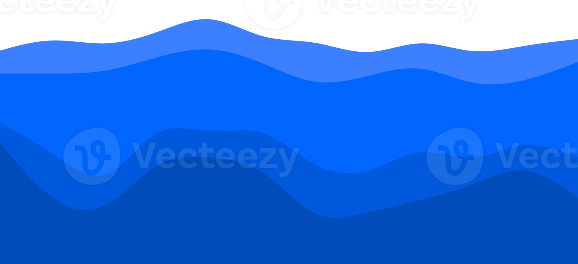 blu mare onde illustrazione trasparente png
