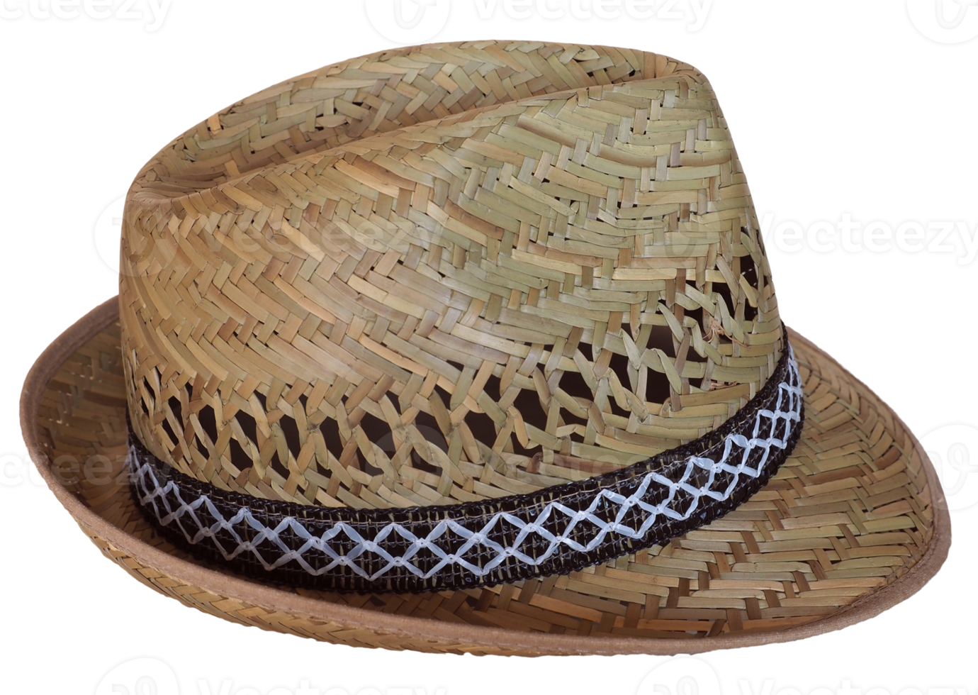 Paja sombrero transparente png