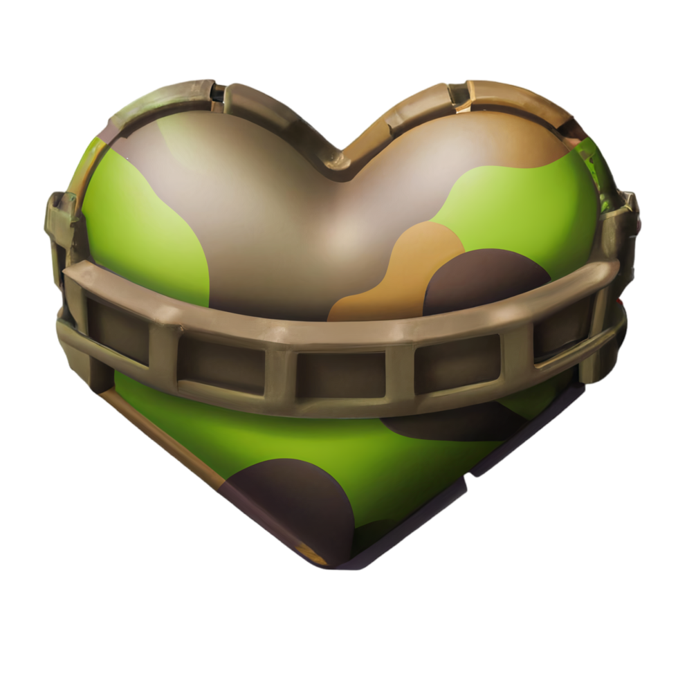 heart love military png