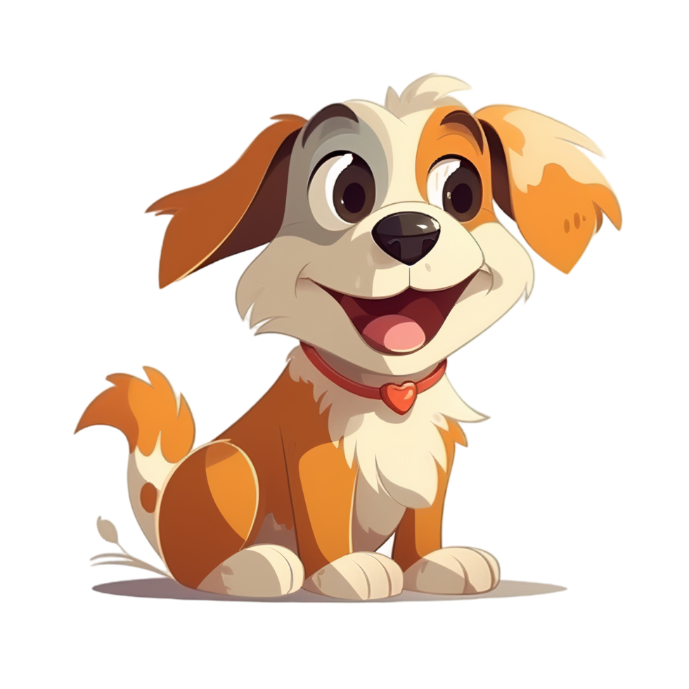 Cartoon cute Dog, png