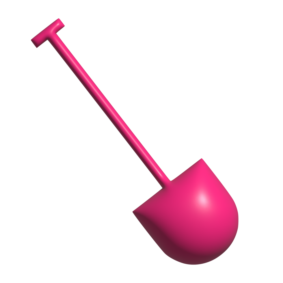3d icon shovel png