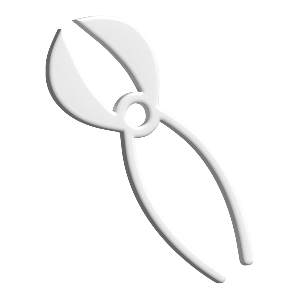 3d icon cutting pliers png