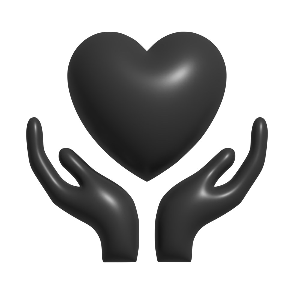 3D-Symbol der Liebe png