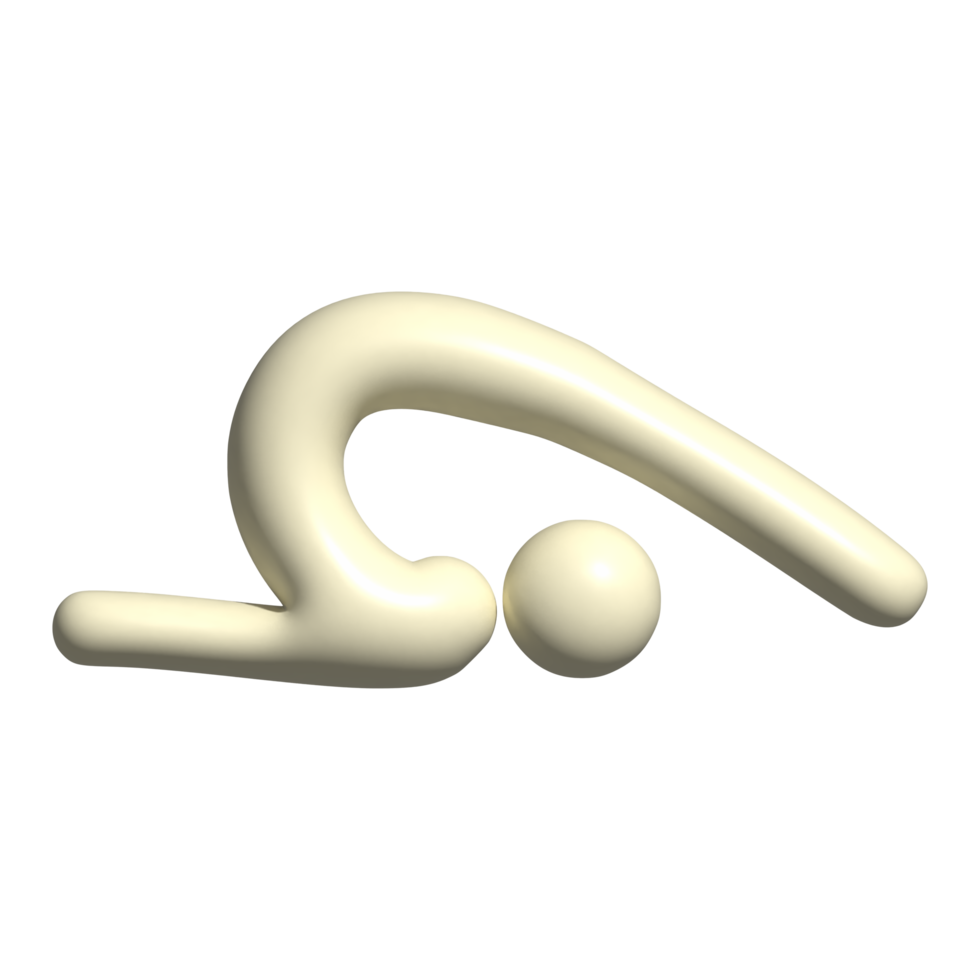 3d icon of yoga png