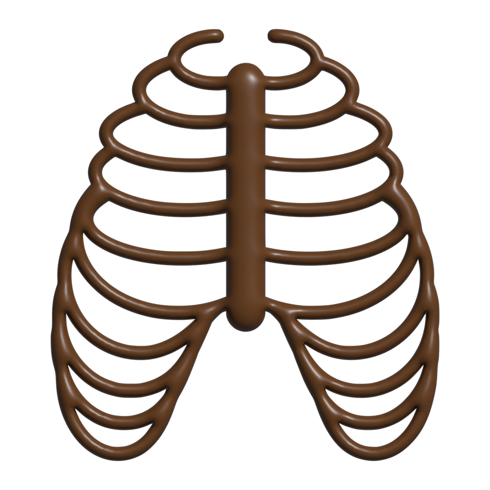 3d ikon av skalle ben png