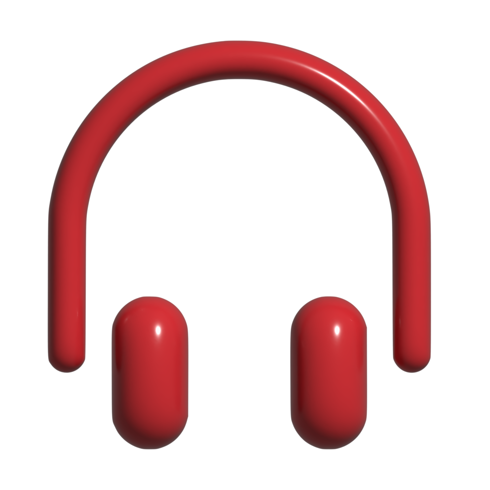 3d icon of headphone png