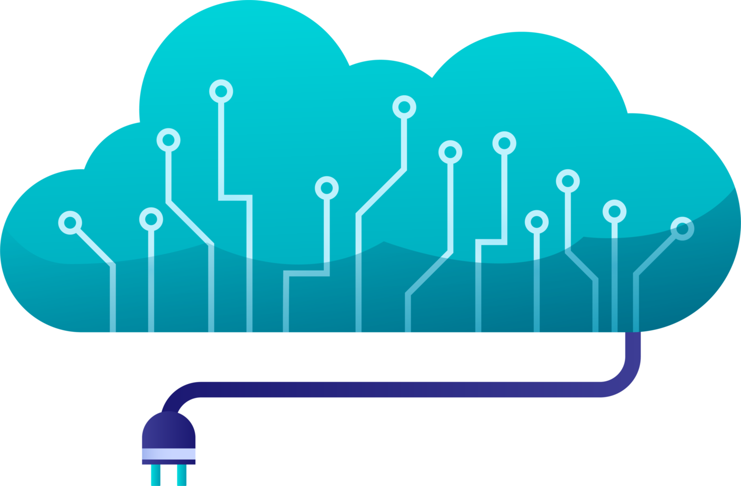 artificiale intelligenza icona elemento design illustrazione. ai tecnologia e informatica icona elemento. futuristico tecnologia servizio e comunicazione artificiale intelligenza concetto png