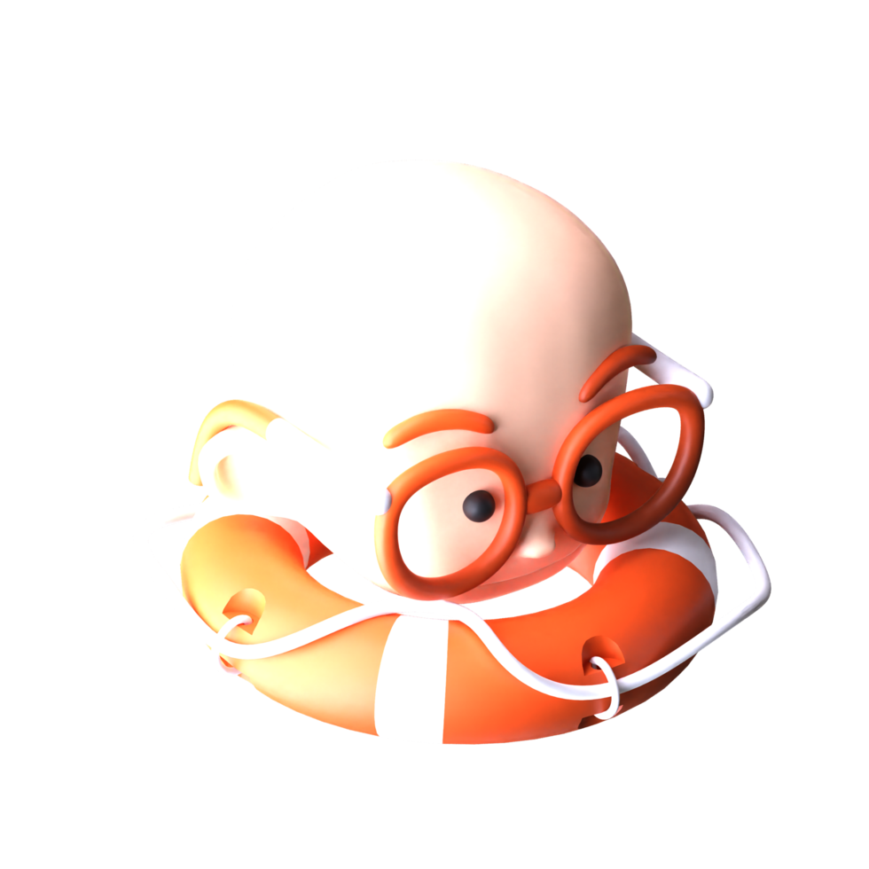 3d head design for your project png