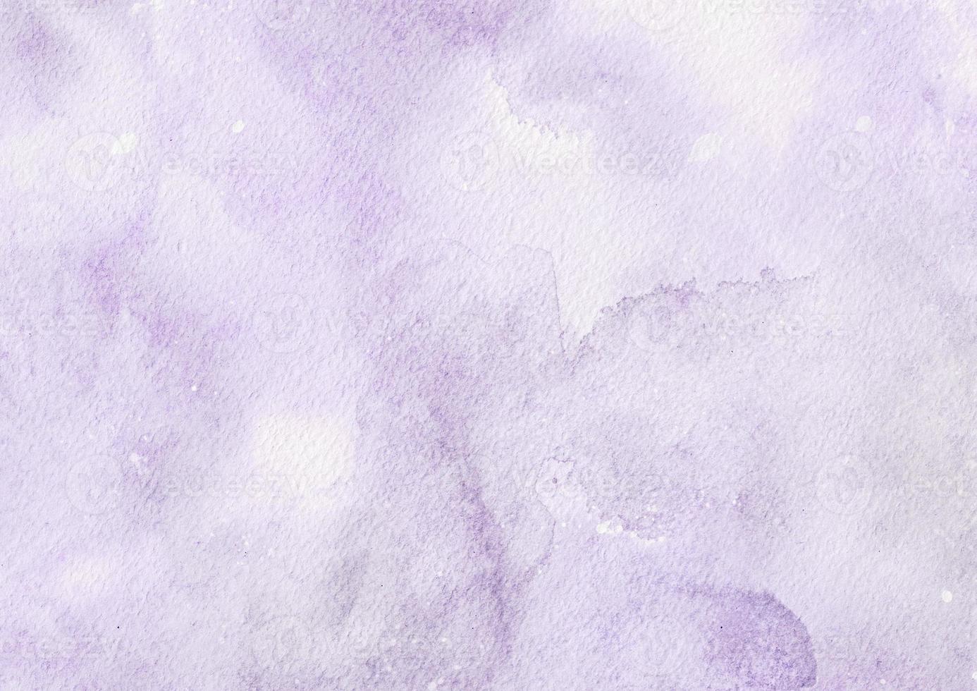 Abstract art purple watercolor stains background on watercolor paper textured for design templates invitation card photo