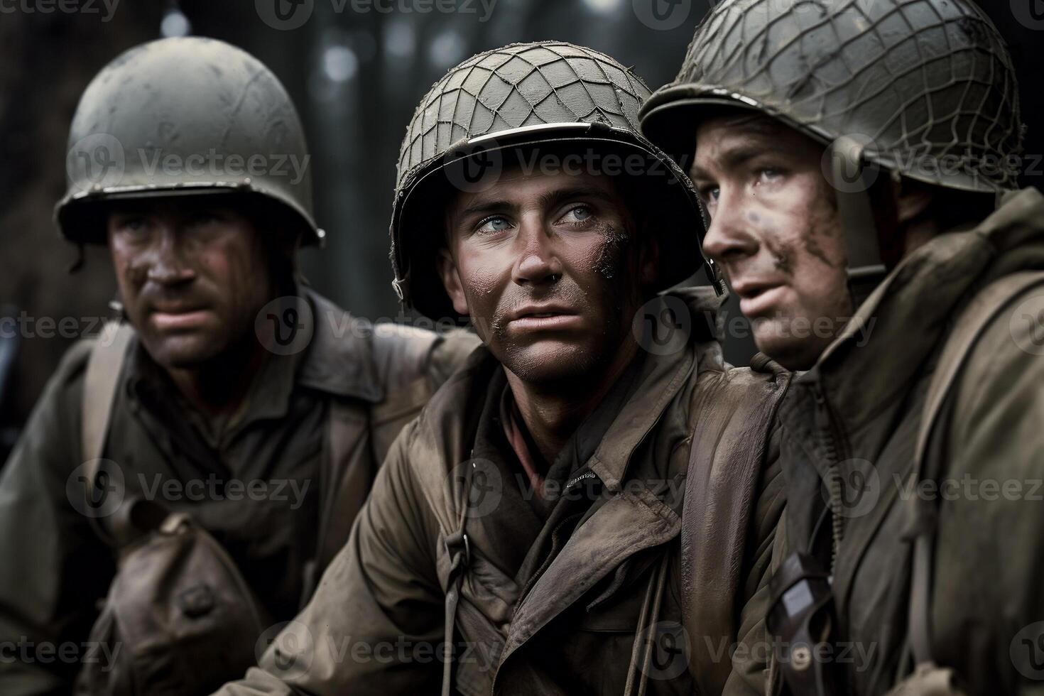 World War II soldiers. photo