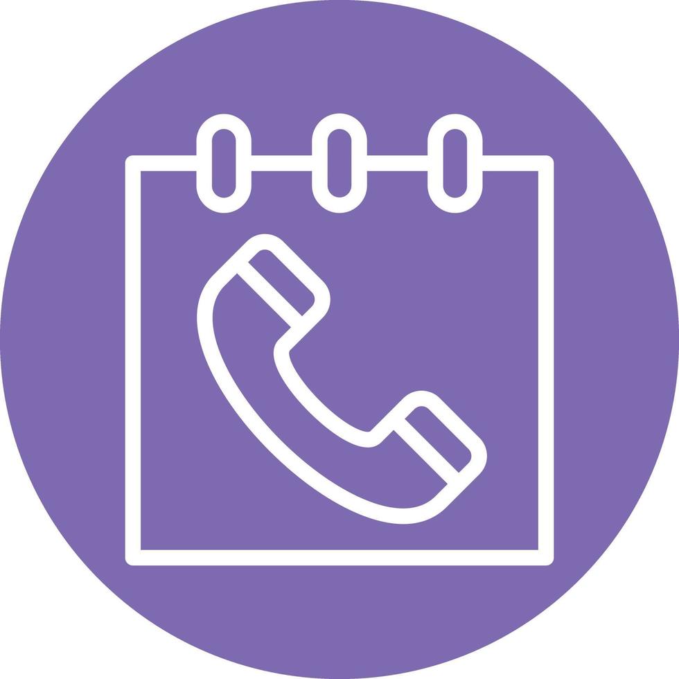 Schedule Call Vector Icon Design