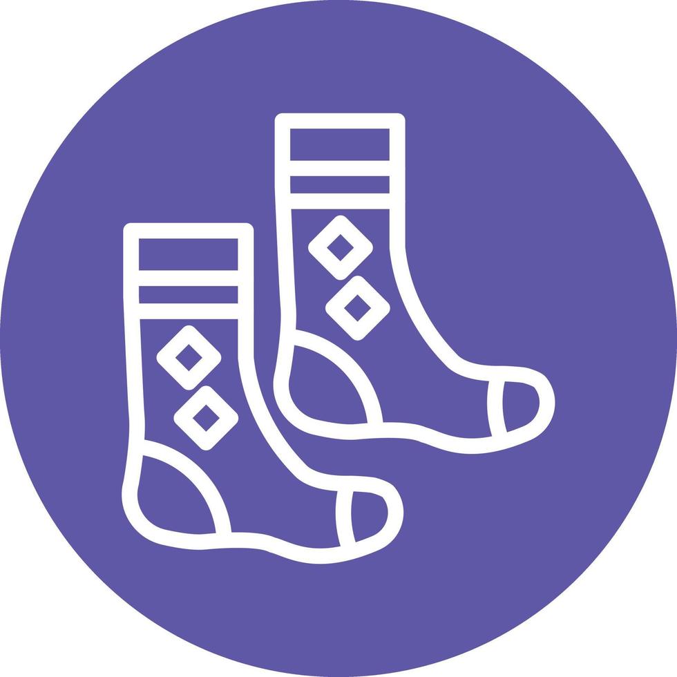 Socks Vector Icon Design