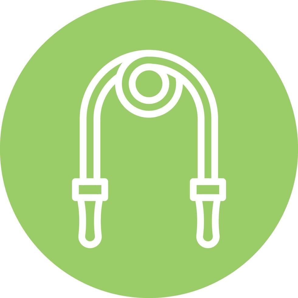 Skipping Rope Vector Icon Design