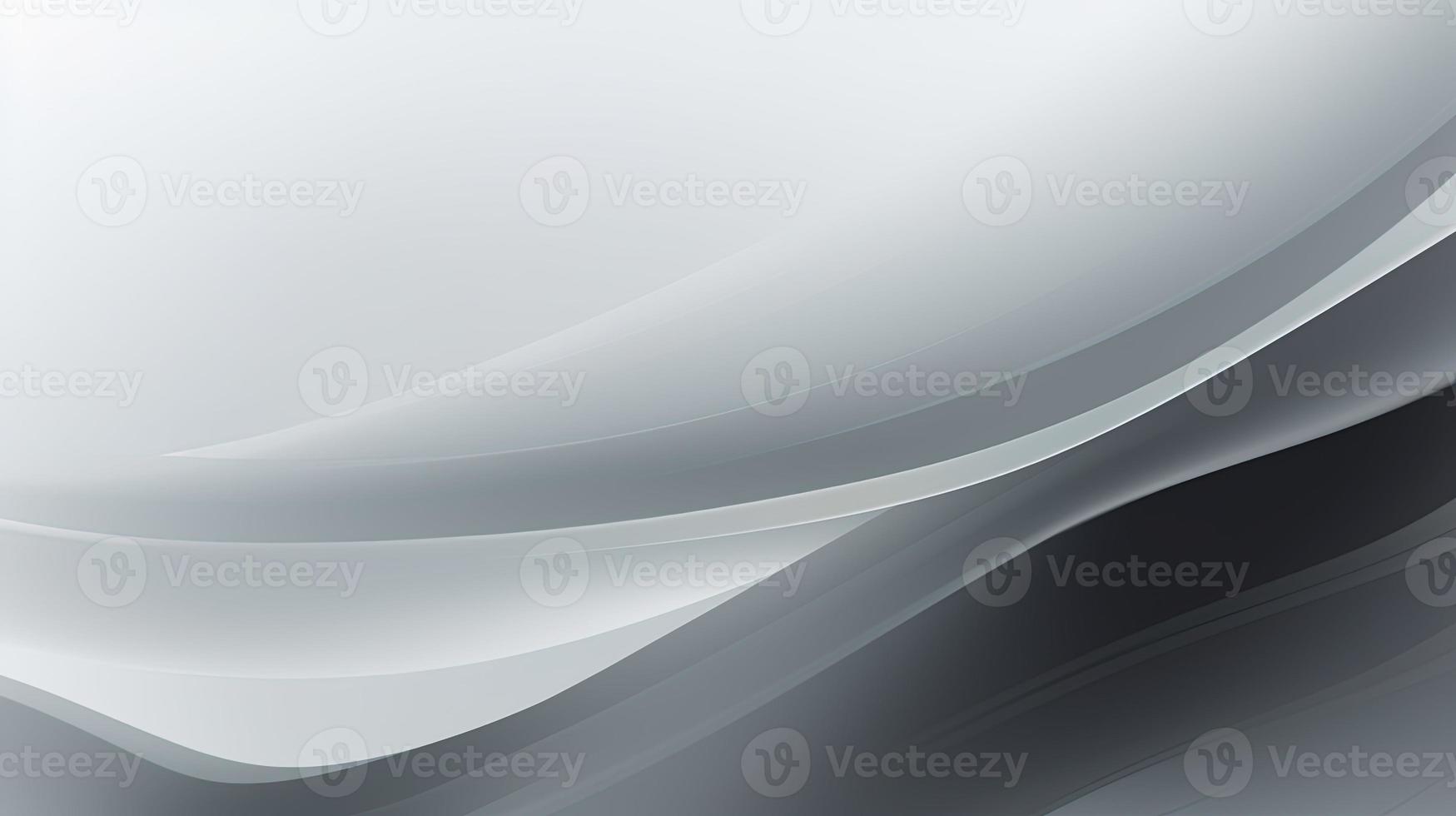 abstract background with smooth lines in gray colors, 3d illustration photo