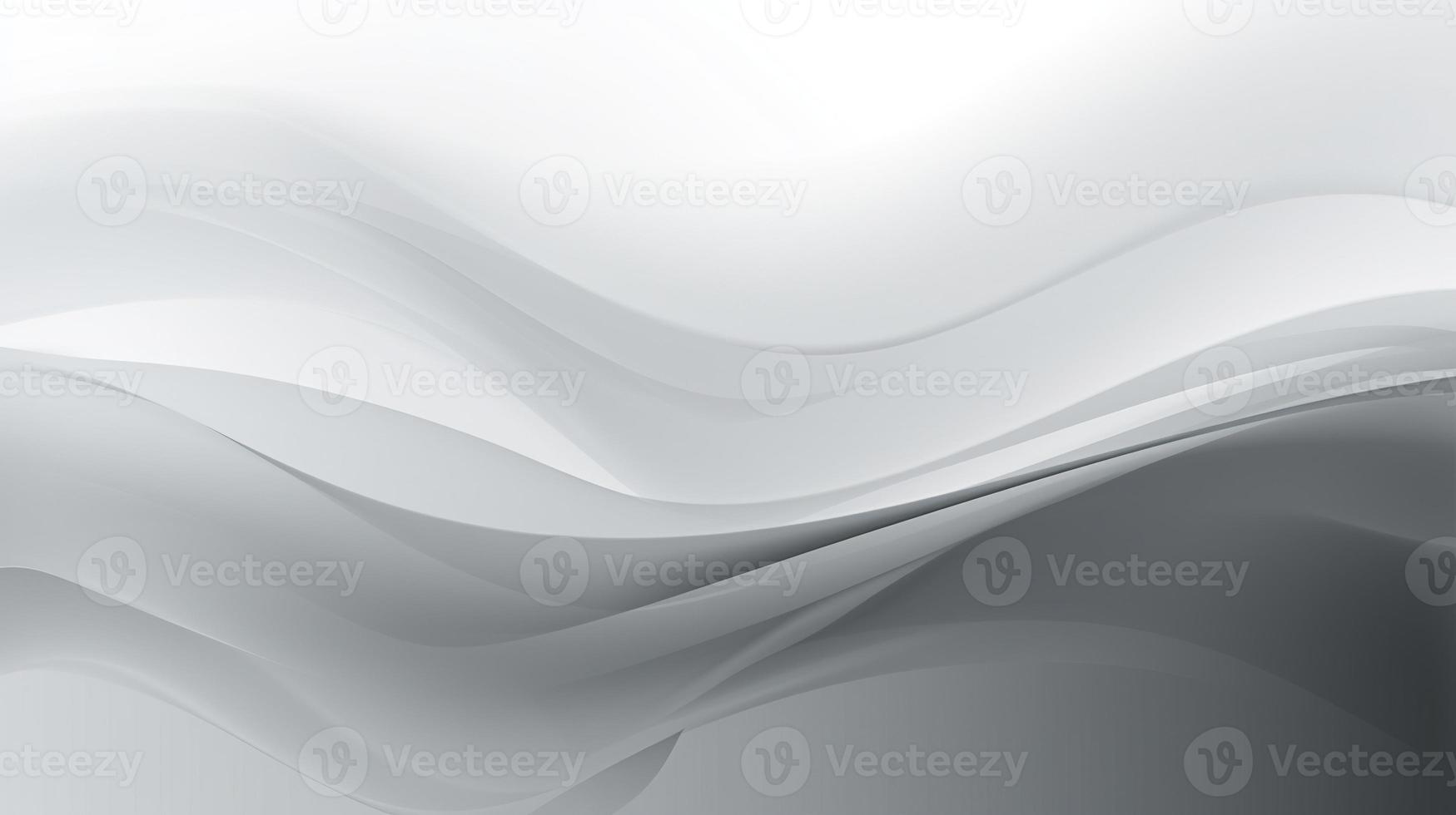 abstract background with smooth lines in gray colors, 3d illustration photo