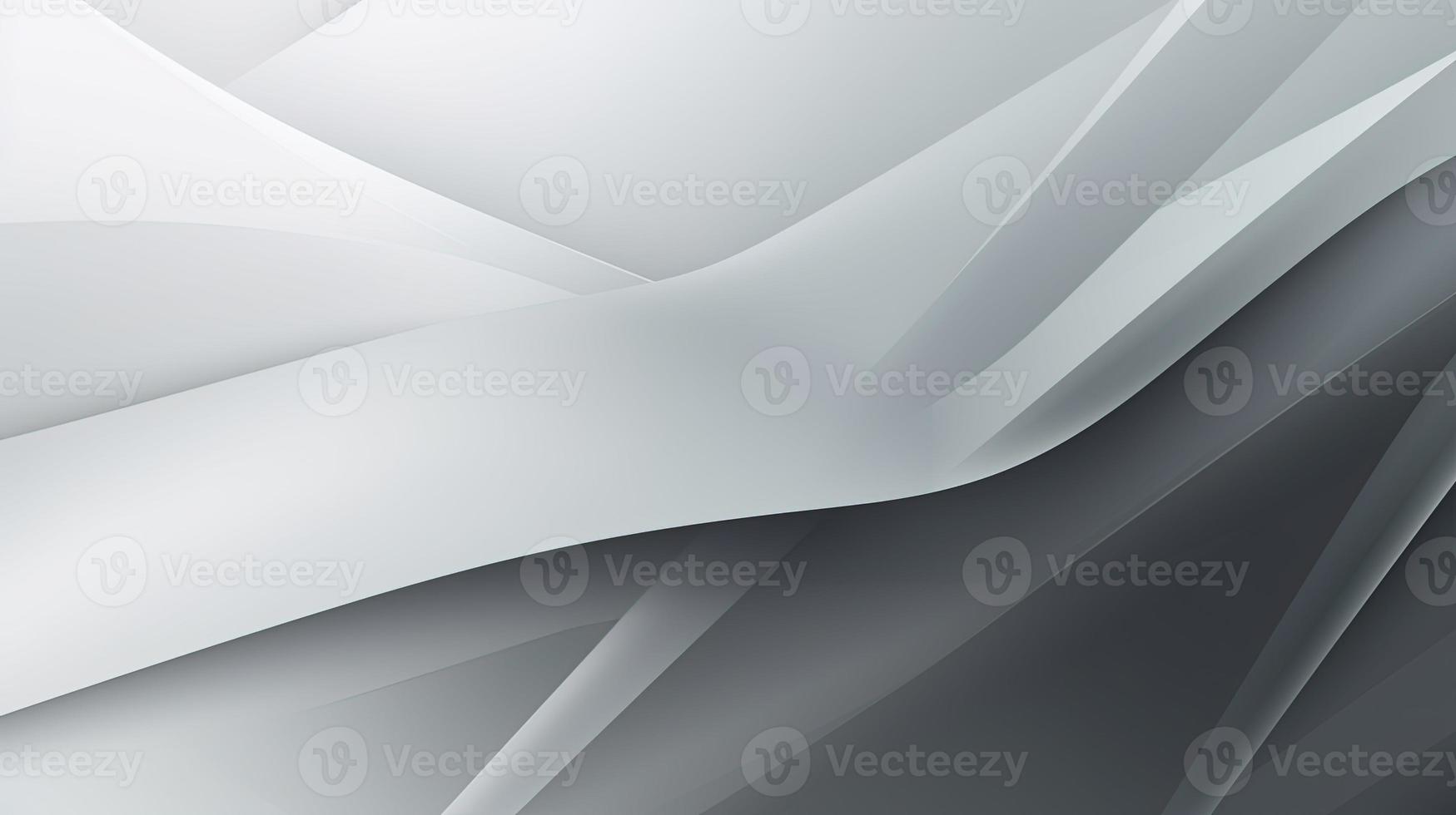 abstract background with smooth lines in gray colors, 3d illustration photo