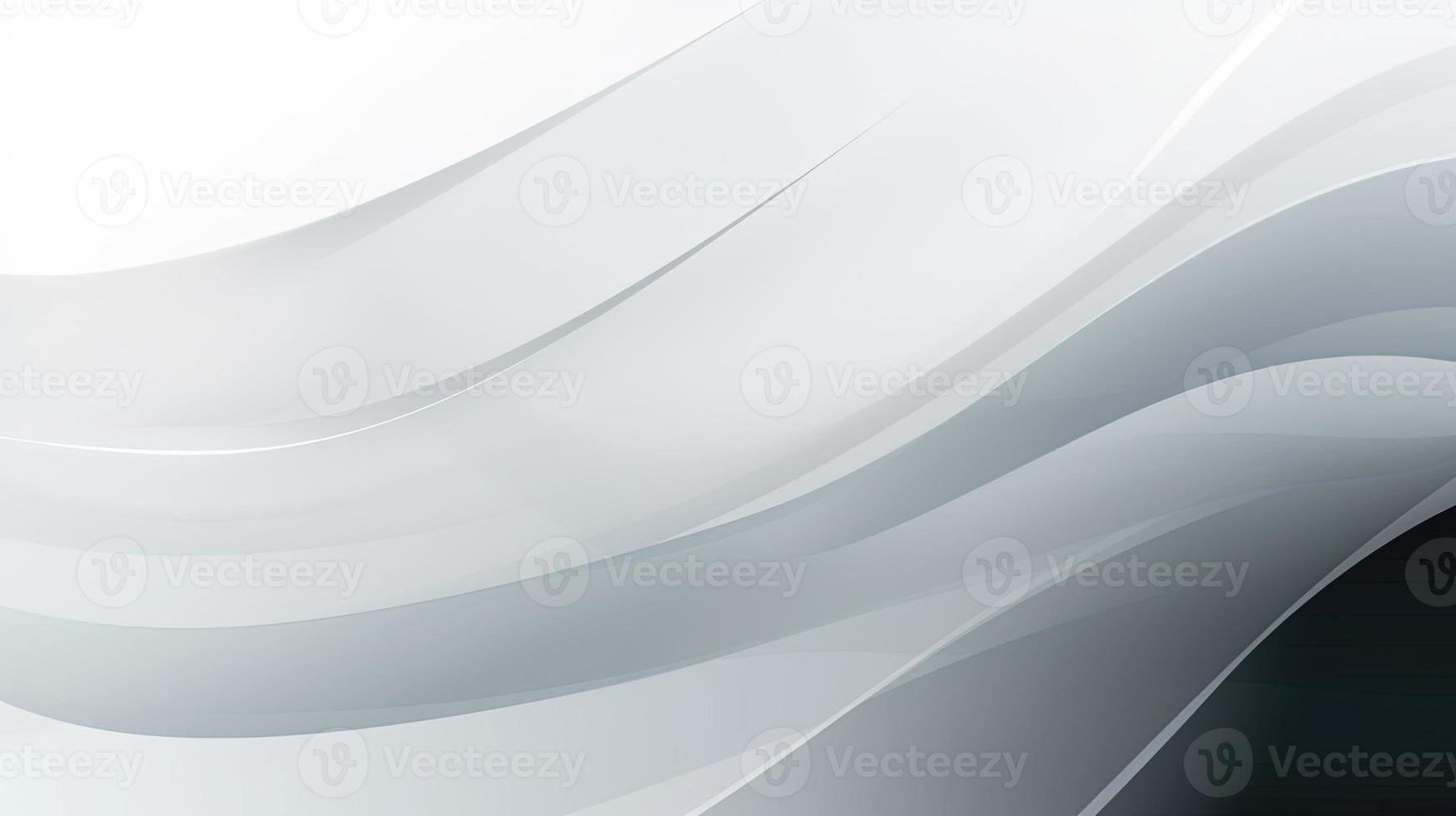 abstract background with smooth lines in gray colors, 3d illustration photo