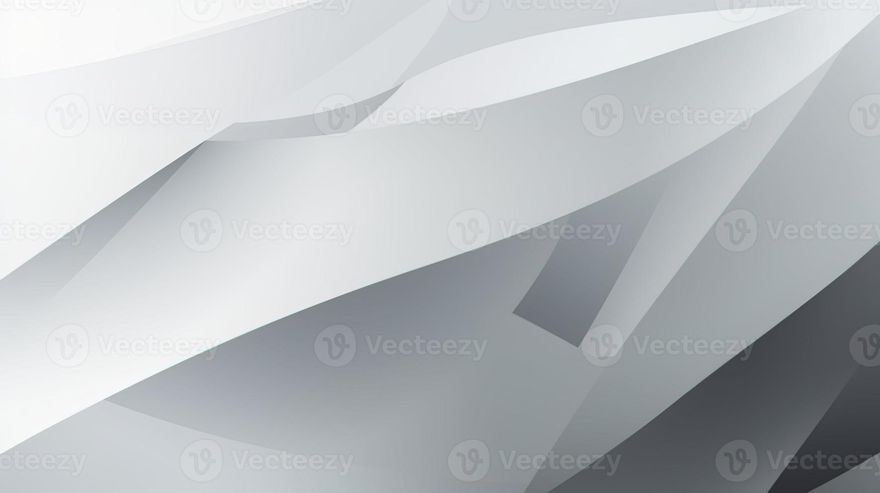 abstract background with smooth lines in gray colors, 3d illustration photo