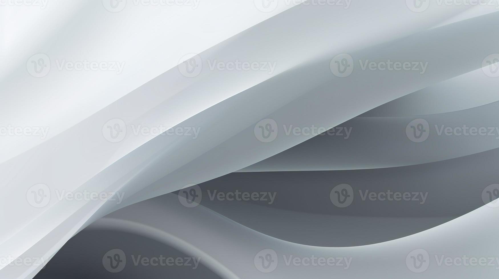 abstract background with smooth lines in gray colors, 3d illustration photo