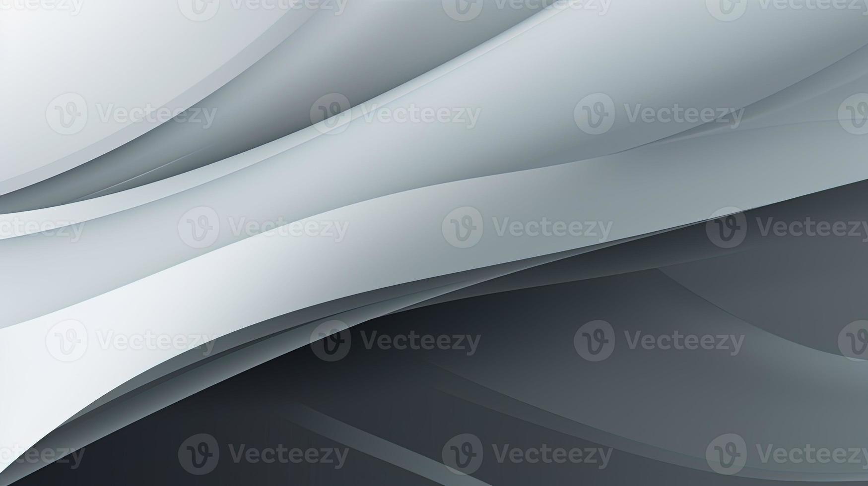 abstract background with smooth lines in gray colors, 3d illustration photo