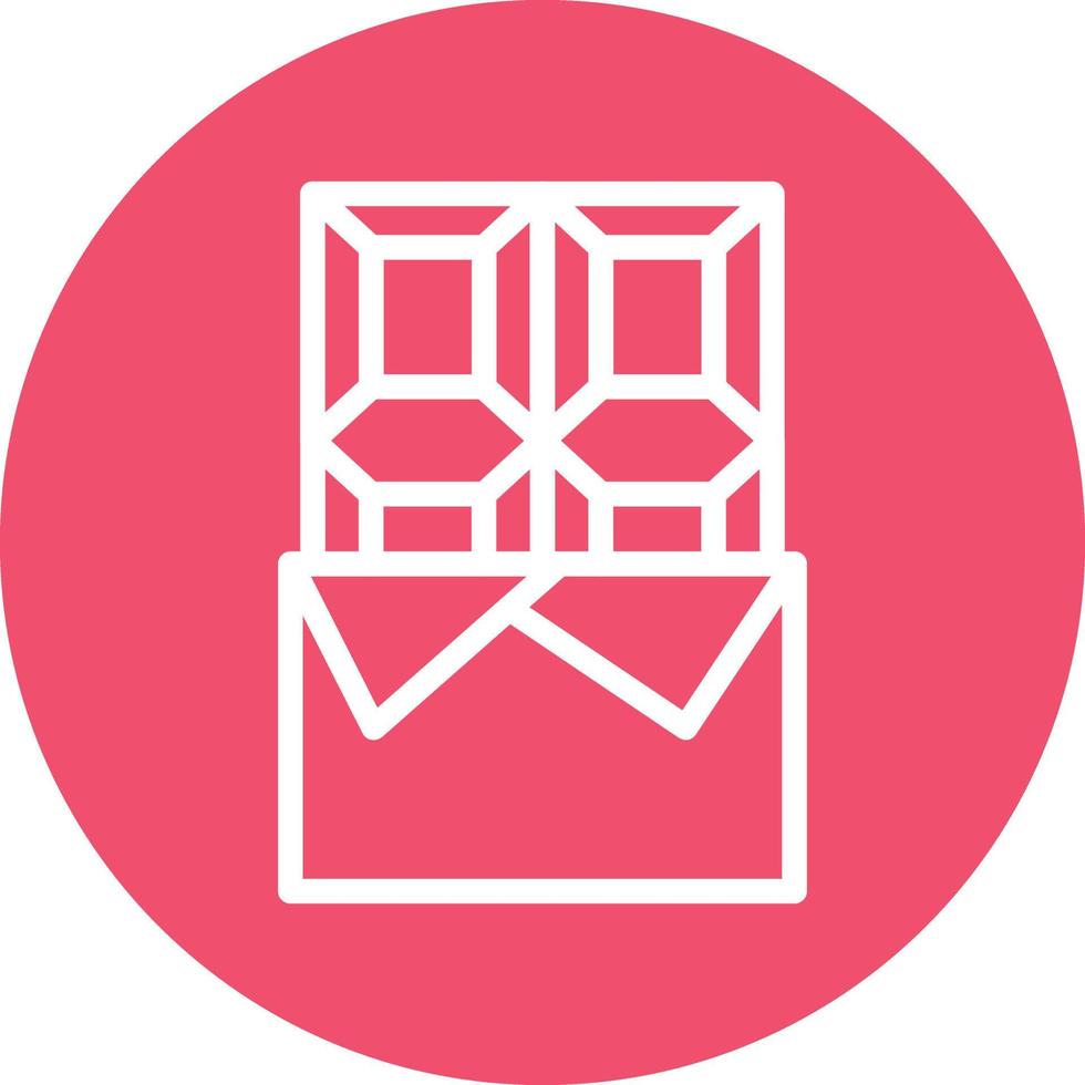 Chocolate Bar Vector Icon Design