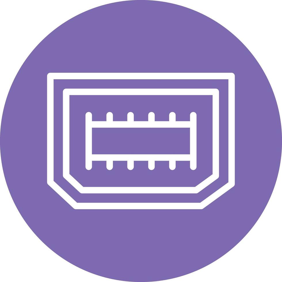 Hdmi Port Vector Icon Design