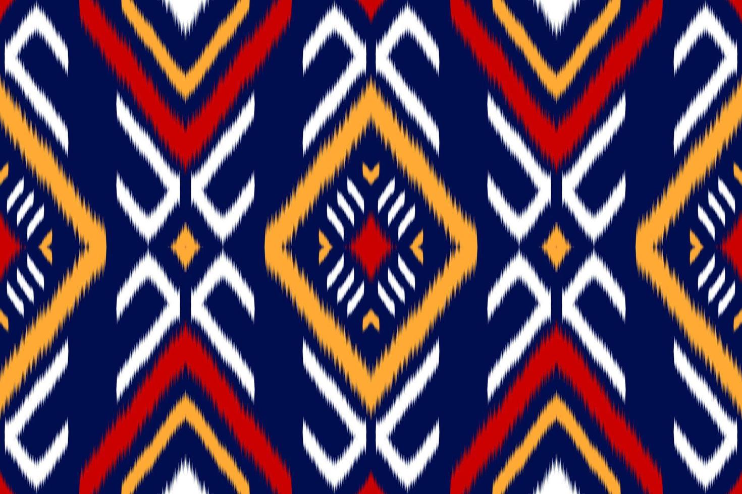Abstract ethnic pattern art. Ikat seamless pattern traditional. American, Mexican style. vector