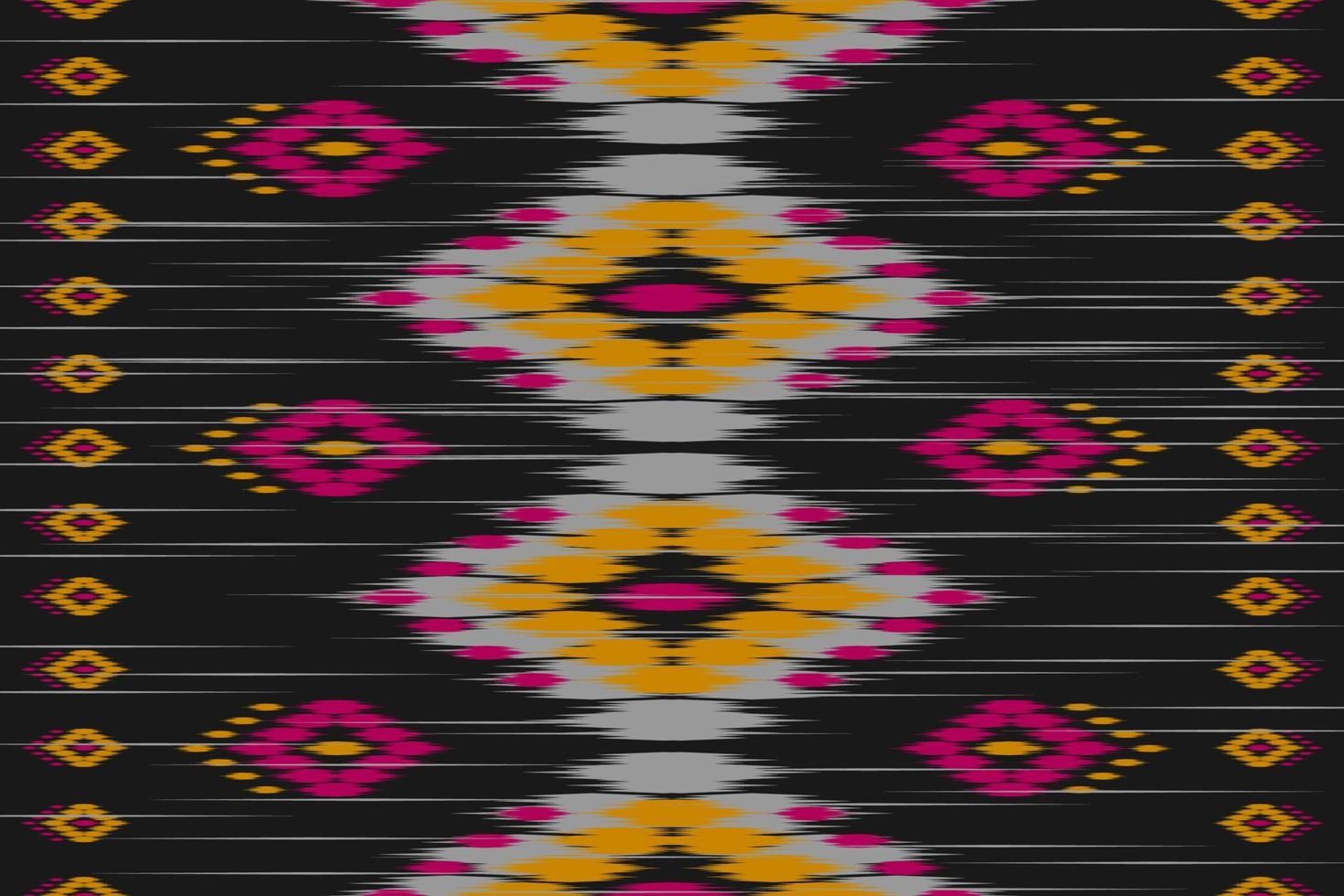 Carpet ethnic tribal pattern art. Ethnic ikat seamless pattern. American, Mexican style. vector