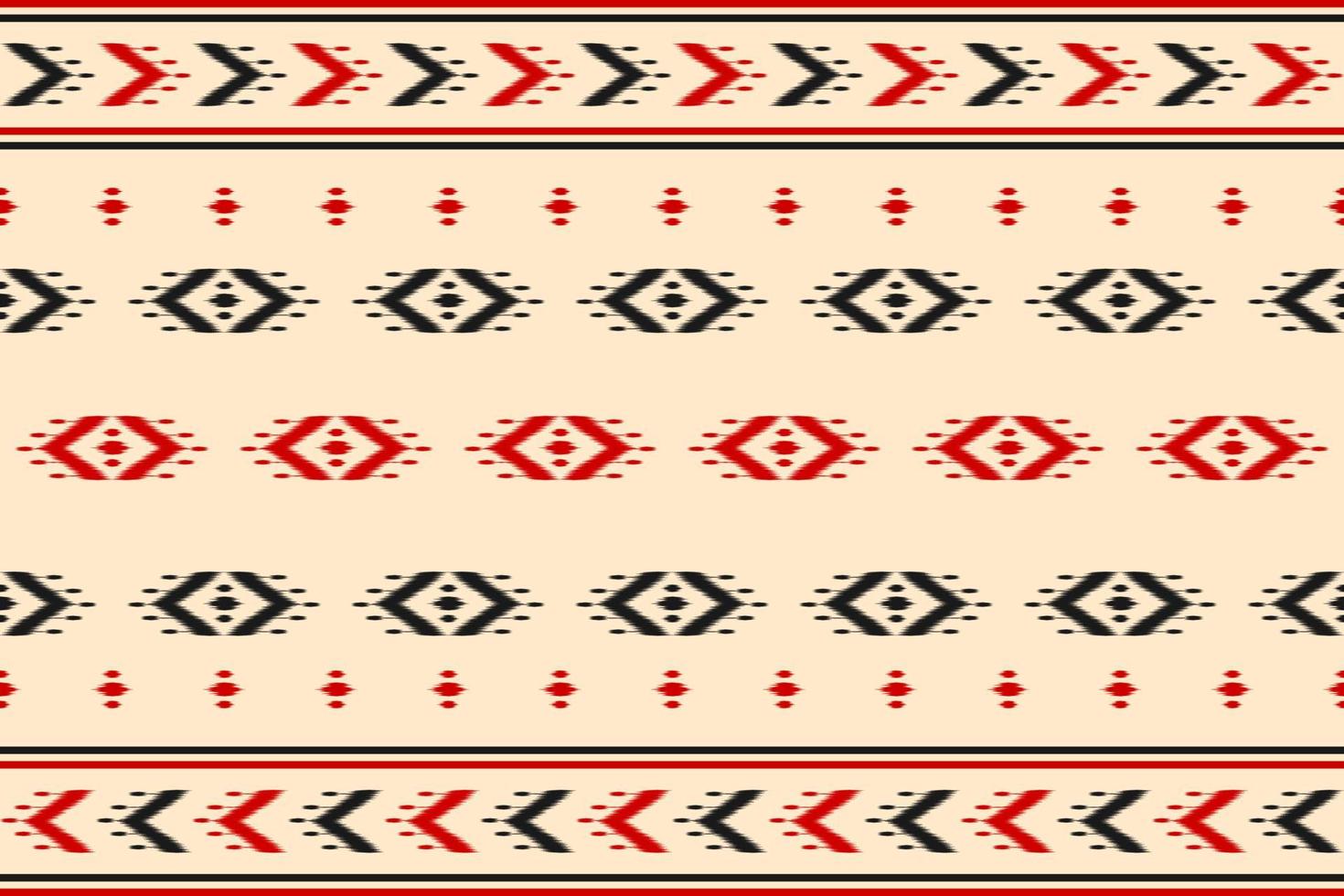 arte de patrón tribal étnico de alfombras. patrón étnico ikat sin fisuras. estilo americano, mexicano. vector