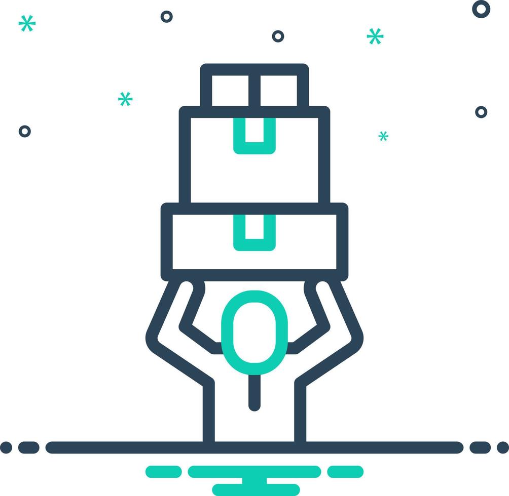 mix icon for possible vector