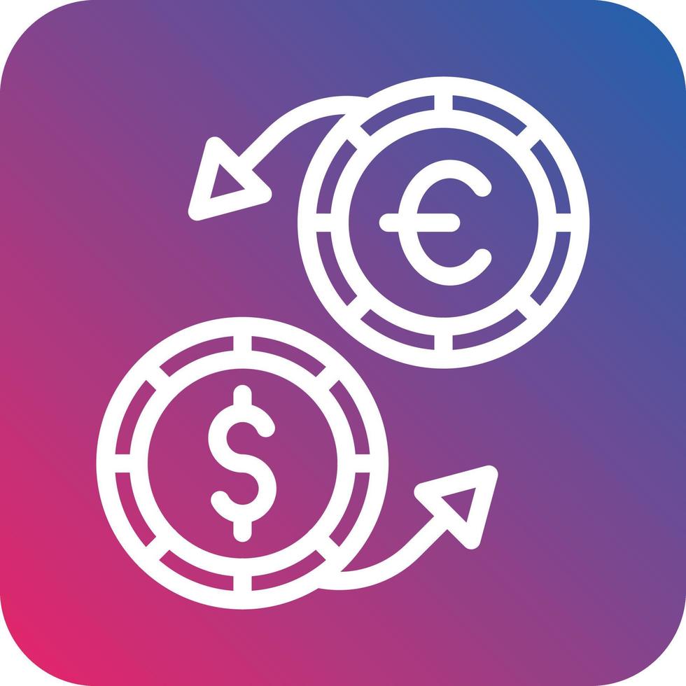 Exchange Rate Vector Icon Design