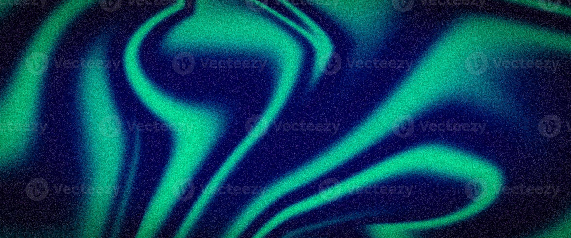 Abstract liquid background with rays. High speed business and technology concept. Blue satin silk luxury cloth fabric texture. Neon lines glow. Super-fast speedy motion blur background design. photo