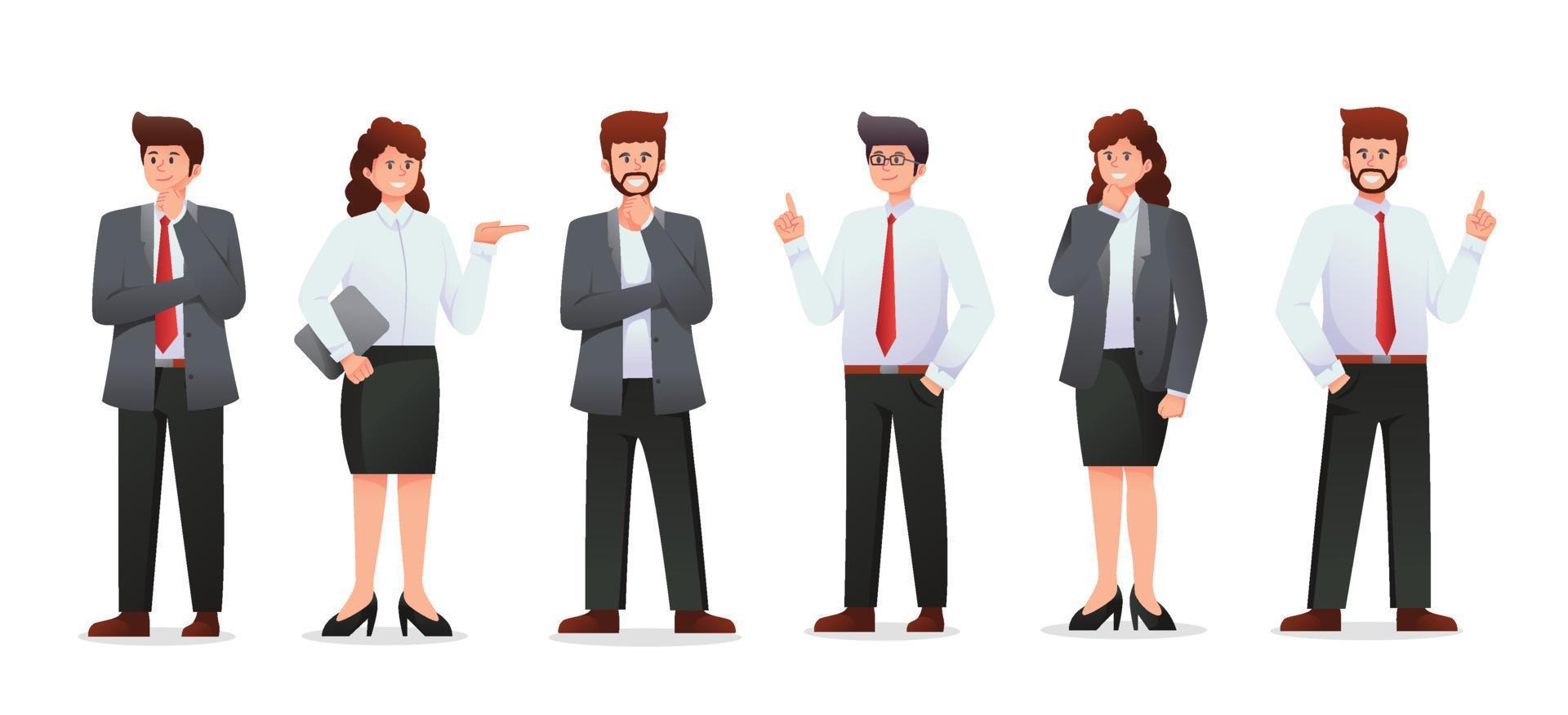 people in suit. business people vector illustration