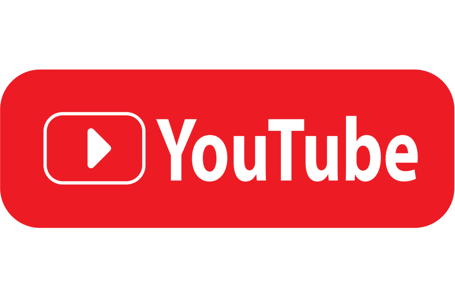 Youtube logo para popular en línea medios de comunicación contenido creación sitio web y solicitud png