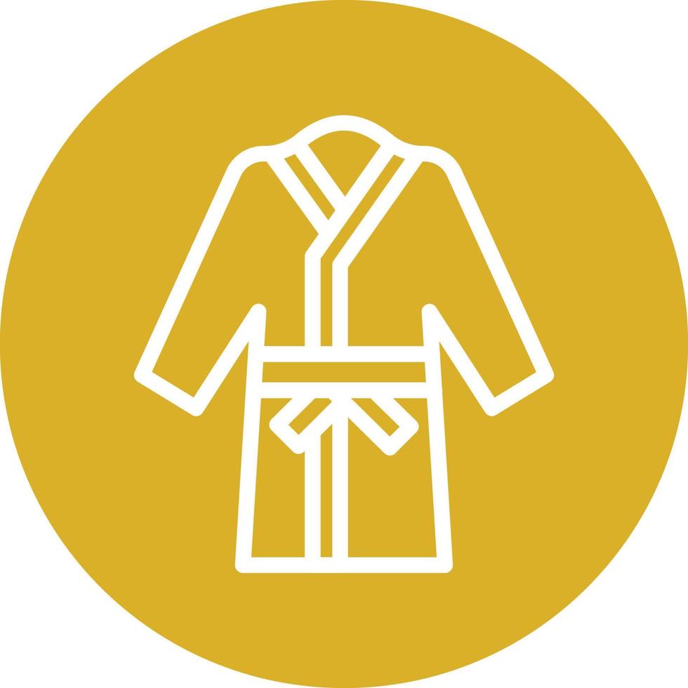 Bathrobe Vector Icon Design