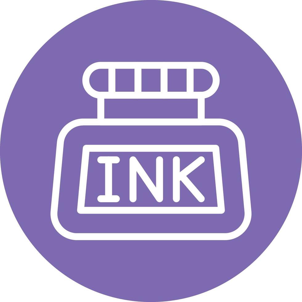 diseño de icono de vector de tinta