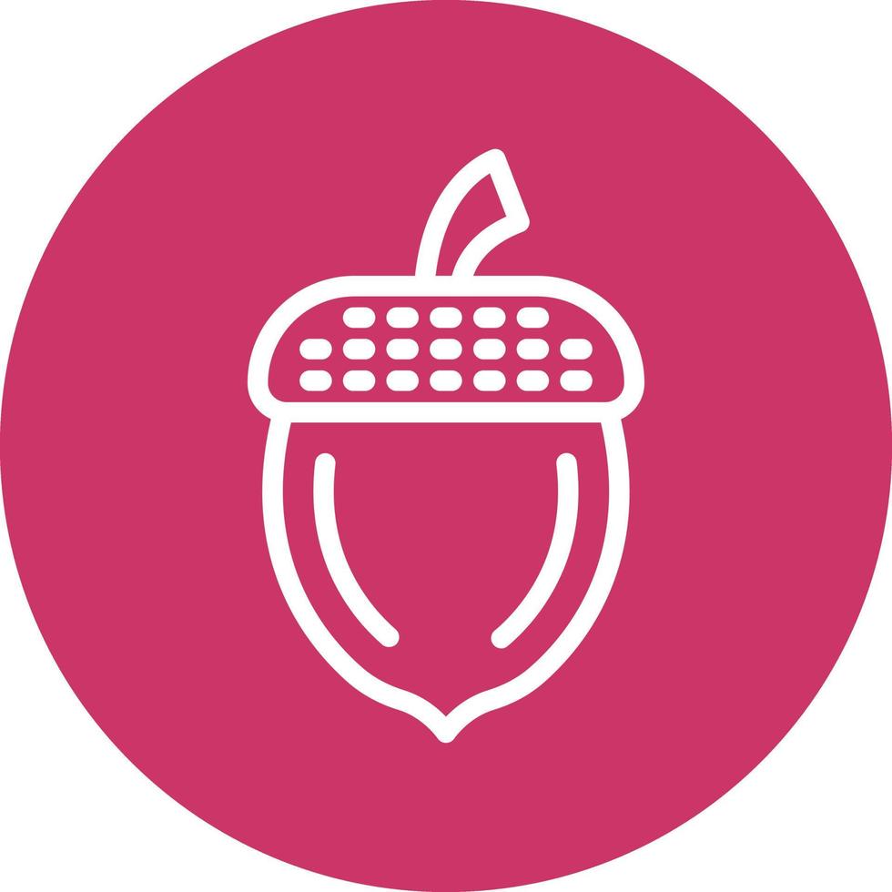 Acorn Vector Icon Design