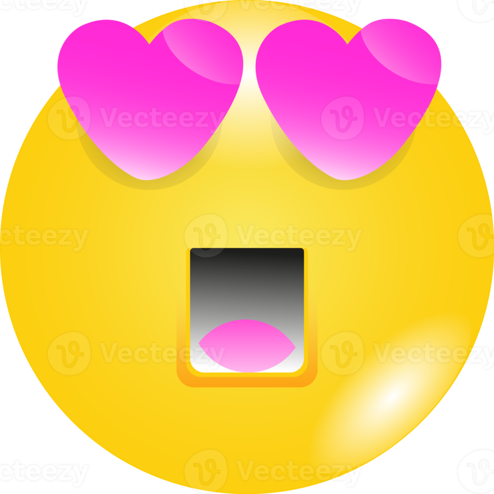 cute emoticon on transparent background png