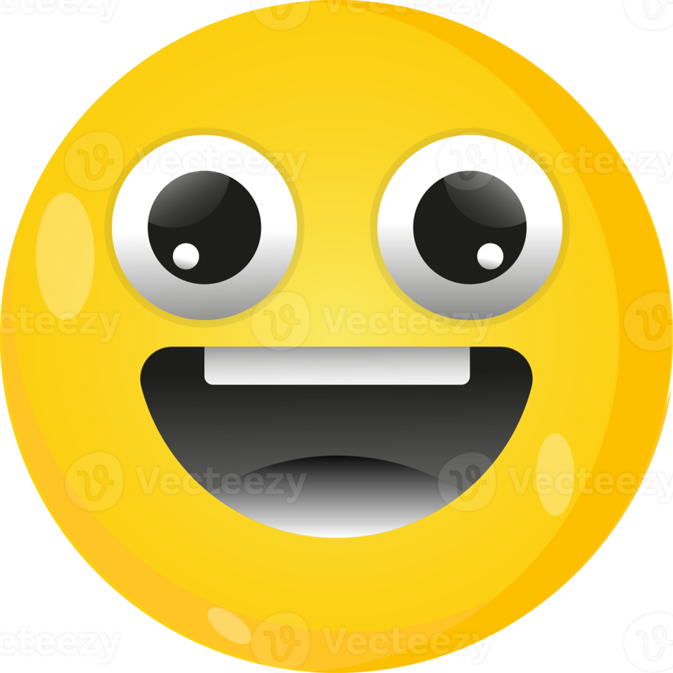 cute emoticon on transparent background png