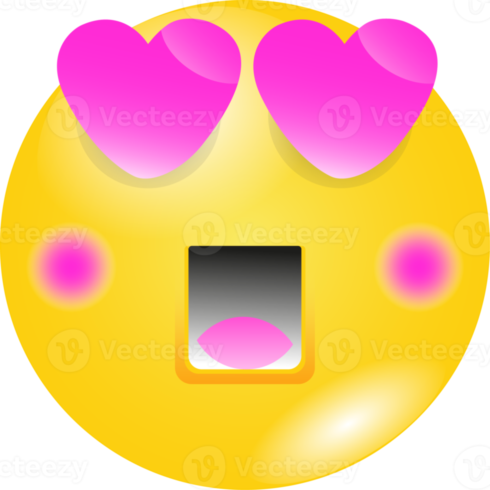 cute emoticon on transparent background png