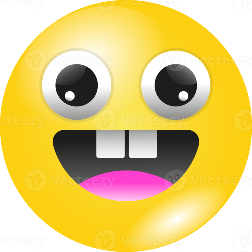 cute emoticon on transparent background png