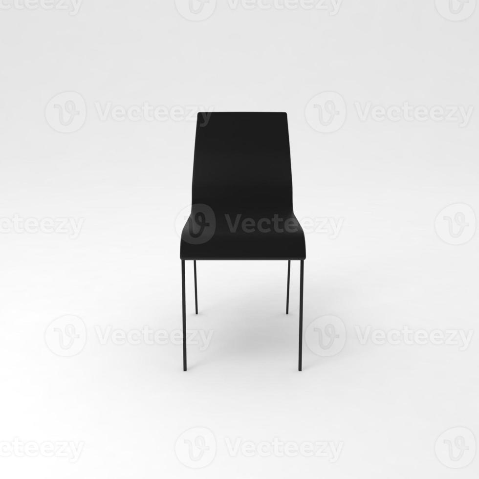 Armchair 3D render realistic furniture front view photo