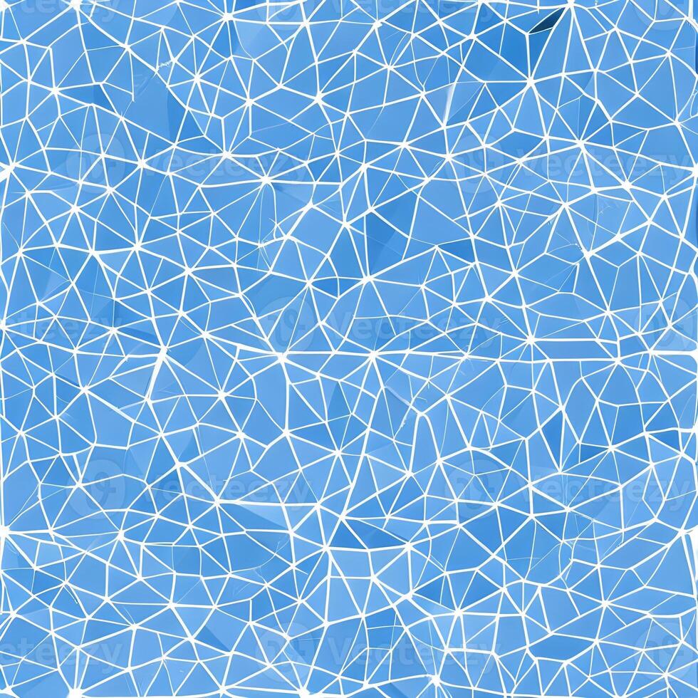 Geometric pattern of overlapping polygons in blue tones. The image was created using . Geometric texture. photo