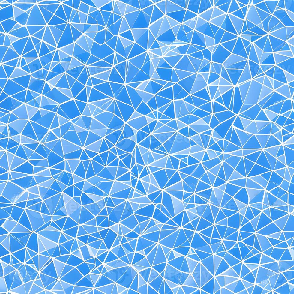 Geometric pattern of overlapping polygons in blue tones. The image was created using . Geometric texture. photo